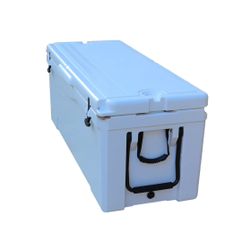 190QT Big Capacity Rotomolded Plastic ice cooler box for fishing and boating